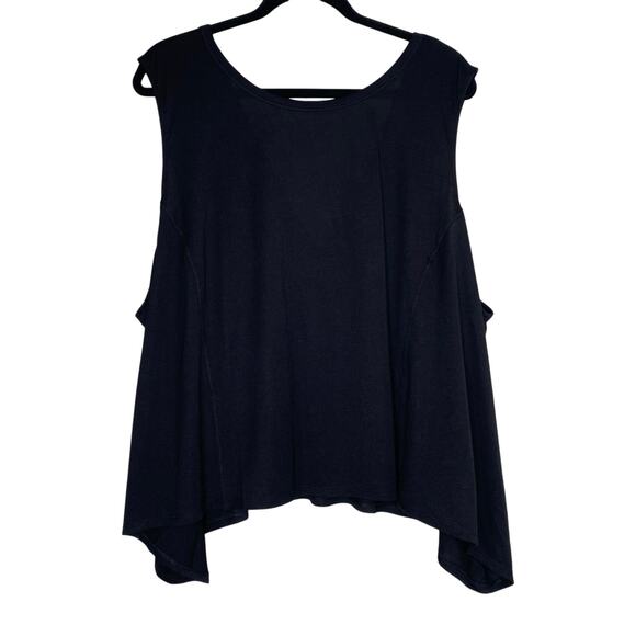 Old Navy NWT Active Black Ultralite Go-Dry Reversible Tank Top Size 4X - Picture 1 of 10